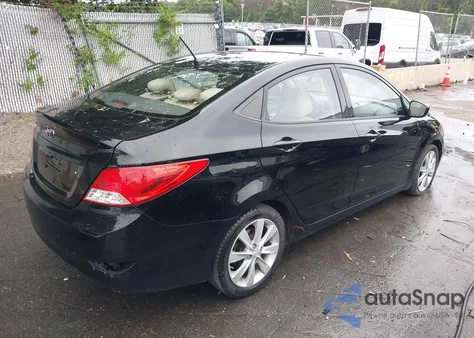 2014 Hyundai Accent Gls/Se from USA, damaged, VIN KMHCU4AE7EU775779